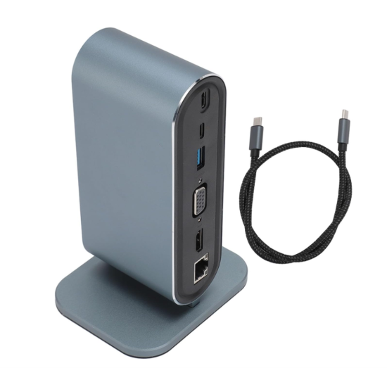 ZR773 Type-C Support 4K 12 İn 1 Dock Model Pd Station