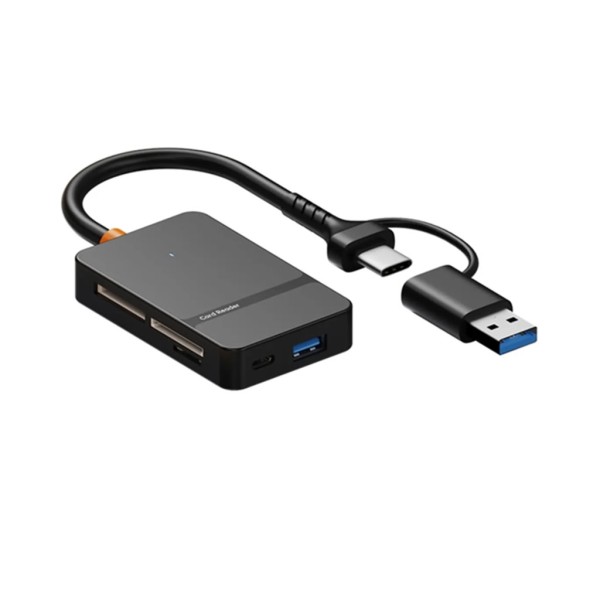 ADS-315 Type-C+ Lightning 8 In 1 Card Reader 5Gbps ZR784