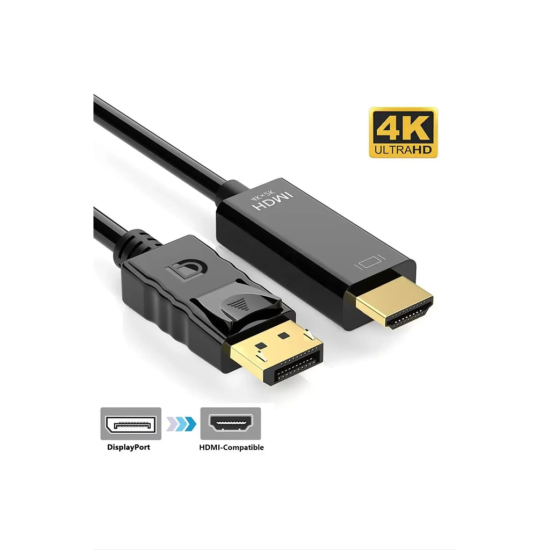 toptan-xml-dropshipping-ZR798 Dp To Hdmı Kablo 1.8 M
