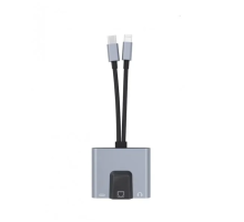 ZR815 Lightning Type-C 3 İn 1 Ethernet Çevirici Aux