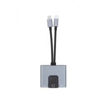 ZR815 Lightning Type-C 3 İn 1 Ethernet Çevirici Aux