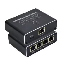 ZR889 Rj45 1To4 Gigabit Splitter