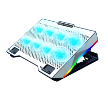 ZR S608 Rgb 8 Fan Metalik Laptop Suğutucu