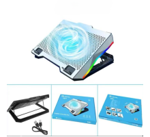 ZR924 S601 Tek Fanlı Rgb Metalik Laptop Soğutucu