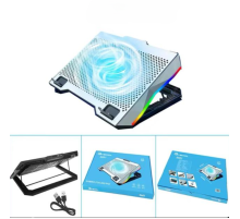 ZR924 S601 Tek Fanlı Rgb Metalik Laptop Soğutucu