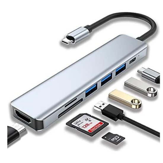 toptan-xml-dropshipping-ZR36 Type-C 7 Port Connector
