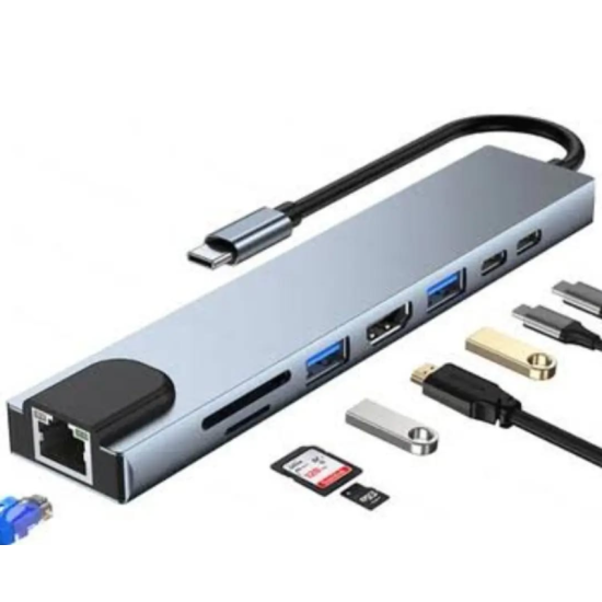 toptan-xml-dropshipping-ZR38 Type-C 8 Port Connector