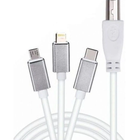 toptan-xml-dropshipping-ZR362 Ads 501 Type-C 3 İn 1 Yazıcı Kablosu