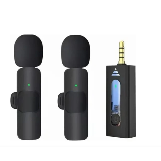 toptan-xml-dropshipping-ZR355 K35 Jacklı İkili Mikrofon