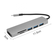 Airsky Hc74C 6 İn 1 Hdmı Çevirici