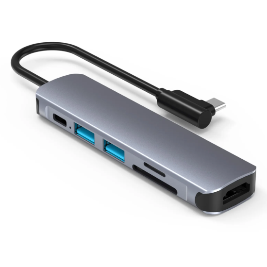 toptan-xml-dropshipping-Airsky Hc74Cl 6 İn 1 Hdmı Çevirici L Tipi