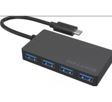 ZR424 Siyah 103U3 Type-C Usb 3.0 Hub