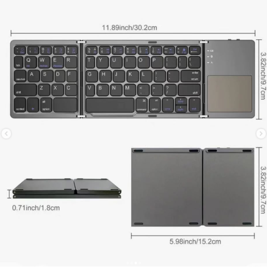 toptan-xml-dropshipping-ZR443 B033 Katlanabilir Klavye
