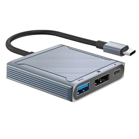 toptan-xml-dropshipping-ZR285 Type-C 3 İn 1 Displayport