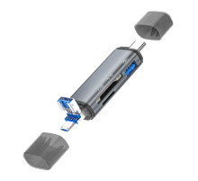 ZR286 Ads307 3 In 1 Type-C Card Reader