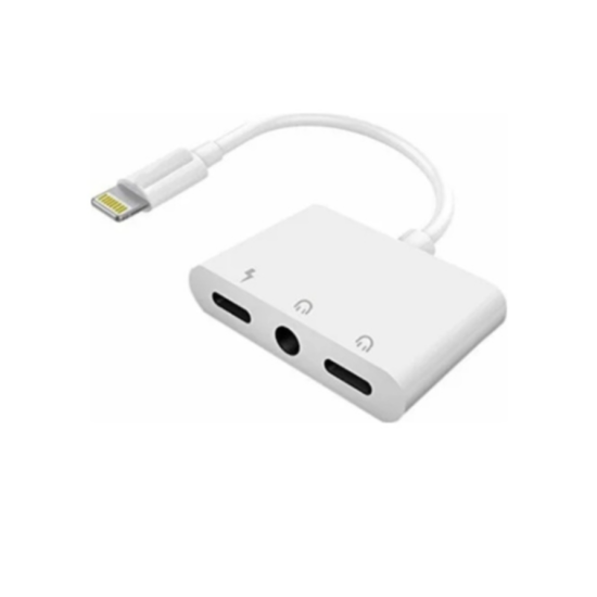 toptan-xml-dropshipping-ZR325 Mh035 Lightning Audio 3 İn 1 Adaptör
