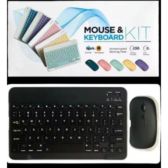 ZR20Km Siyah Kablosuz Klavye Mouse Set