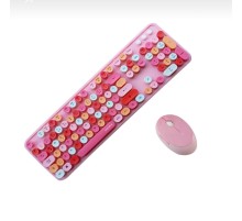 Mofii Zr513/P Sweet Pembe Klavye Mouse Set
