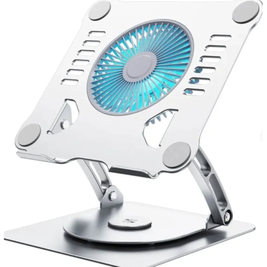 V5.1 360 Rotating Elektrikli Fanli Laptop Stand ZR524