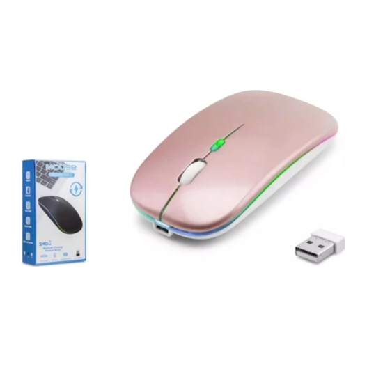 toptan-xml-dropshipping-ZR215 Cba100 Rgb Rose Gold Şarjlı Mouse