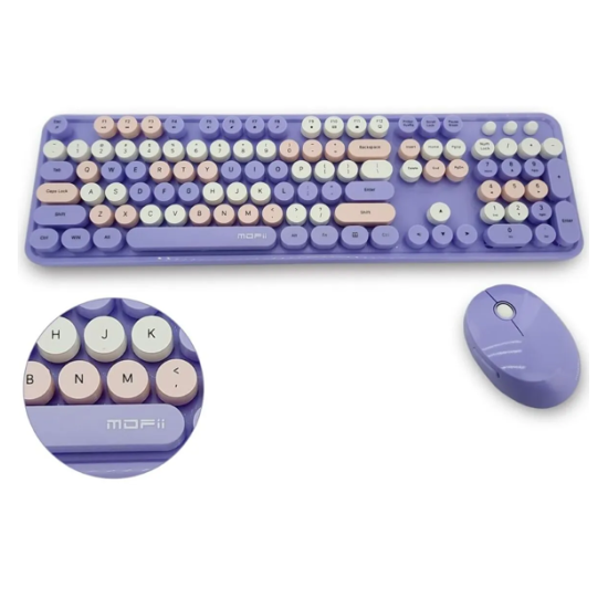 toptan-xml-dropshipping-Mofii Mor Sweet Dm Combo Klavye Mause Set