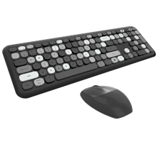 Mofii No666 Siyah Gri Klavye Mouse Set