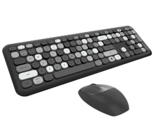 Mofii No666 Siyah Gri Klavye Mouse Set