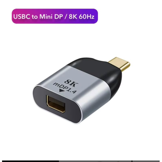 toptan-xml-dropshipping-ZR585 8K S-1720 Type-C Mini Dp Çevirici