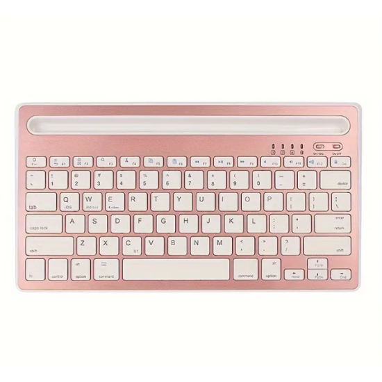 toptan-xml-dropshipping-ZR206 Rose Gold K6100 Kablosuz Klavye