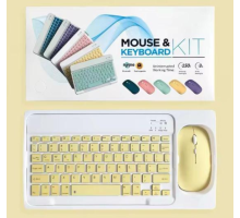 ZR20Km Sarı Kablosuz Klavye Mouse Set