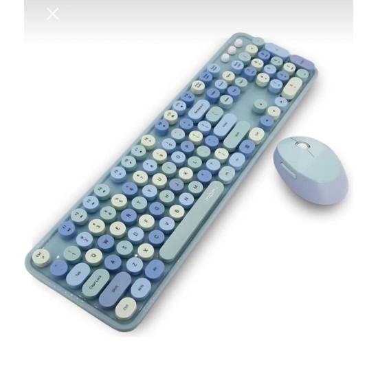 toptan-xml-dropshipping-Tr Mofii Sweet Mavi Klavye Mause Set