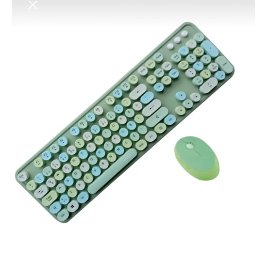 toptan-xml-dropshipping-Tr Mofii Sweet Yeşil Klavye Mause Set