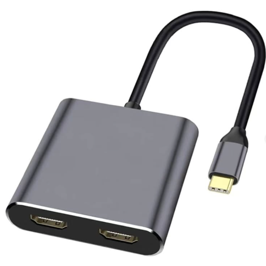 toptan-xml-dropshipping-ZR654 Type-C 4 İn 1 Çift Hdmı