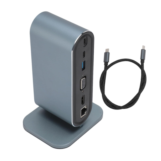 toptan-xml-dropshipping-ZR773 Type-C Support 4K 12 İn 1 Dock Model Pd Station