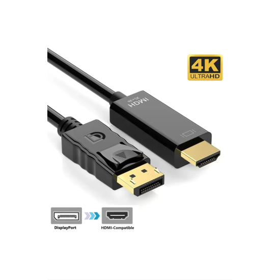 toptan-xml-dropshipping-ZR798 Dp To Hdmı Kablo 1.8 M