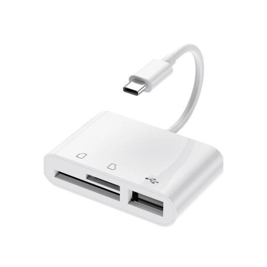 toptan-xml-dropshipping-ZR823 Type-C Sd Micro Sd Card Reader