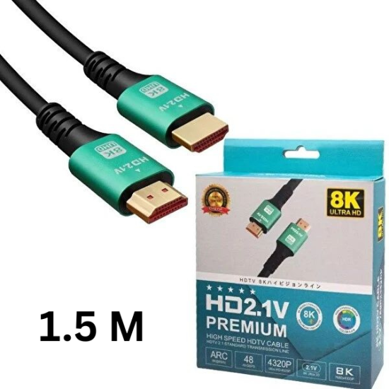 toptan-xml-dropshipping-ZR838 8K Hdmı To Hdmı Kablo 1.5 M