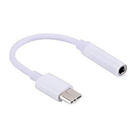 toptan-xml-dropshipping-ZR862 Beyaz Type-C Kulaklık Çevirici