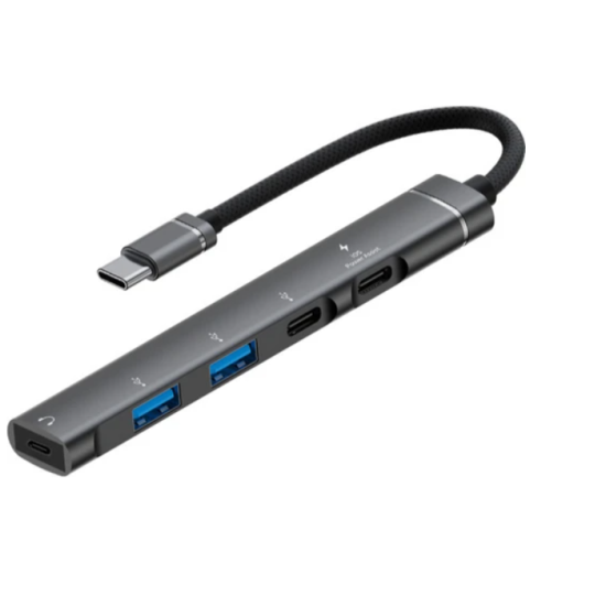 toptan-xml-dropshipping-ZR866 Type-C 5 İn 1 Hub H01