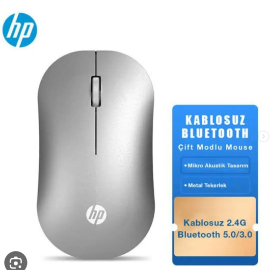 toptan-xml-dropshipping-Hp Dm10 Gümüş Bluetooth Wireless Mouse