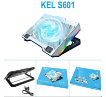 ZR924 S601 Tek Fanlı Rgb Metalik Laptop Soğutucu