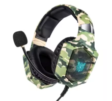 Yeşil K8 Kamuflaj Kulaklık