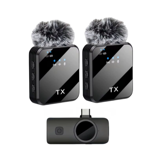 toptan-xml-dropshipping-ZR1027 F12 Type-C İkili Mikrofon