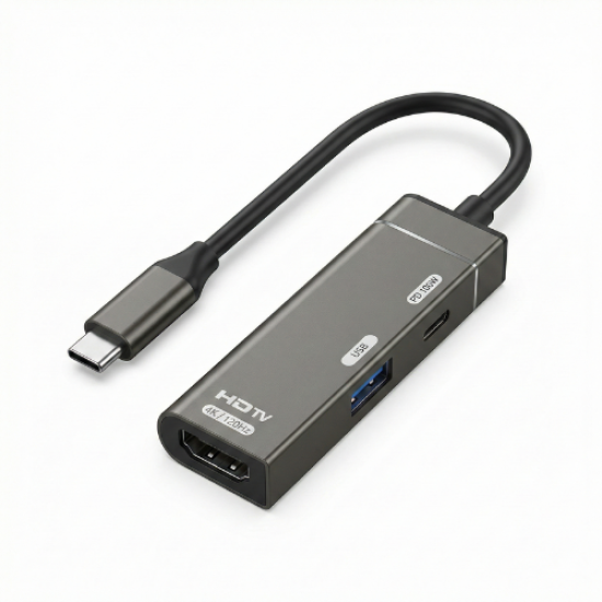 toptan-xml-dropshipping-Type-C To Hdmi 4K Type-C Usb Çevirici ZR1209
