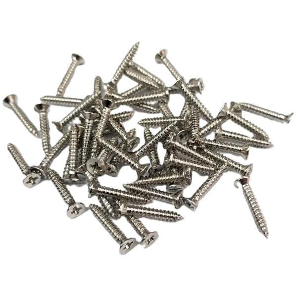 toptan-xml-dropshipping-Nikel 1000 Adet Klips Vidası 2,2x13 mm YHB - Konik Başlı Kutu, Sandık, Ayak, Askı,  Mini Vida