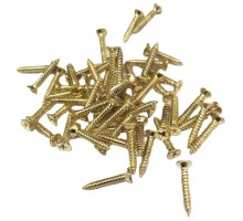 Sarı 1000 Adet Klips Vidası 2,2x13 mm YHB - Konik Başlı Kutu, Sandık, Ayak, Askı,  Mini Vida