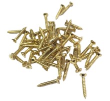Sarı 1000 Adet Klips Vidası 2,2x13 mm YHB - Konik Başlı Kutu, Sandık, Ayak, Askı,  Mini Vida