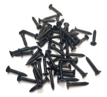 Siyah 1000 Adet Klips Vidası 2,2x13 mm YHB - Konik Başlı Kutu, Sandık, Ayak, Askı,  Mini Vida
