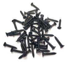 Siyah 1000 Adet Klips Vidası 2,2x13 mm YHB - Konik Başlı Kutu, Sandık, Ayak, Askı,  Mini Vida