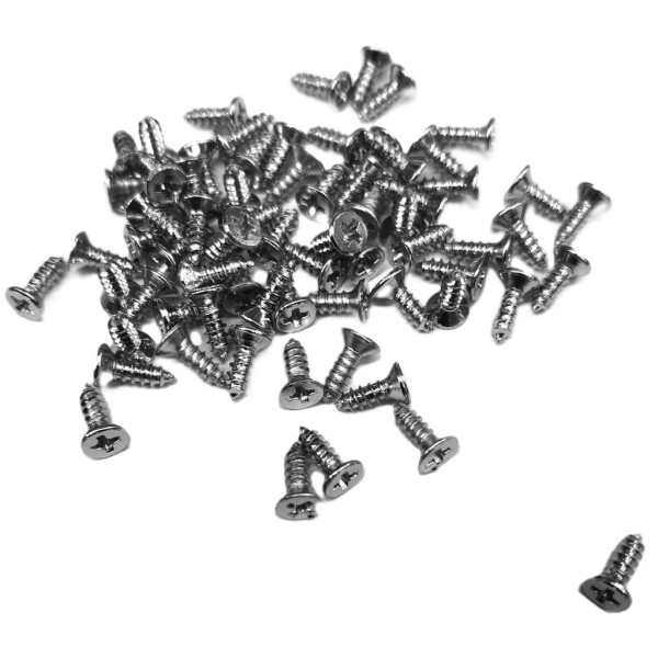 toptan-xml-dropshipping-Çinko 1000 Adet Klips Vidası 2,2x6,5 mm YHB - Konik Başlı Kutu, Sandık, Ayak, Askı,  Mini Vida